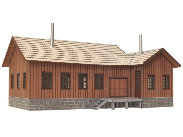 200-01-H0 - Güterschuppen mit 2 kleinen Rampen 200-01-H0 - Güterschuppen mit 2 kleinen Rampen