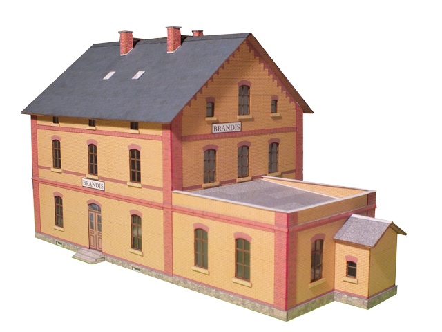 03-20-0-H0 - Bahnhof Brandis - Empfangsgebäude Typ 2 03-20-0-H0 - Bahnhof Brandis - Empfangsgebäude Typ 2