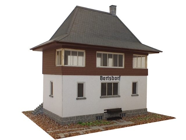 02-12-07-1-H0 - Bahnhof Bertsdorf - Stellwerk 02-12-07-1-H0 - Bahnhof Bertsdorf - Stellwerk