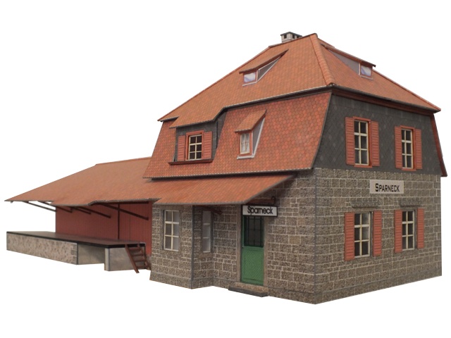 02-30-4-0-H0 - Bahnhof Sparneck 02-30-4-0-H0 - Bahnhof Sparneck