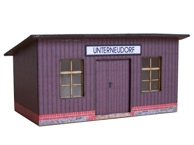 02-03-2-H0 - Bahnhof Unterneudorf - Fichtelbergbahn 02-03-2-H0 - Bahnhof Unterneudorf - Fichtelbergbahn