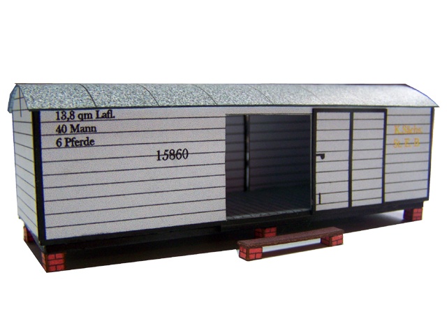 Z-12-02-H0 - Sächsischer Länderbahnwagen - weiß Z-12-02-H0 - Sächsischer Länderbahnwagen - weiß