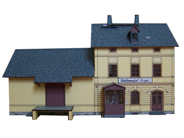 02-01-B1-N - Bahnhof Walthersdorf - Hauptgebäude 02-01-B1-N - Bahnhof Walthersdorf - Hauptgebäude