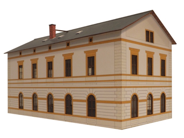 03-10-2-N - Sächs.Einheitsbau Seitenflügel 2,5 - links - 5 F 03-10-2-N - Sächs.Einheitsbau Seitenflügel 2,5 - links - 5 F