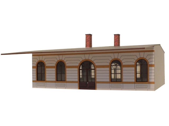 03-10-3-N - Sächs.Einheitsbau Mittelteil - 5 Fensterachsen 03-10-3-N - Sächs.Einheitsbau Mittelteil - 5 Fensterachsen