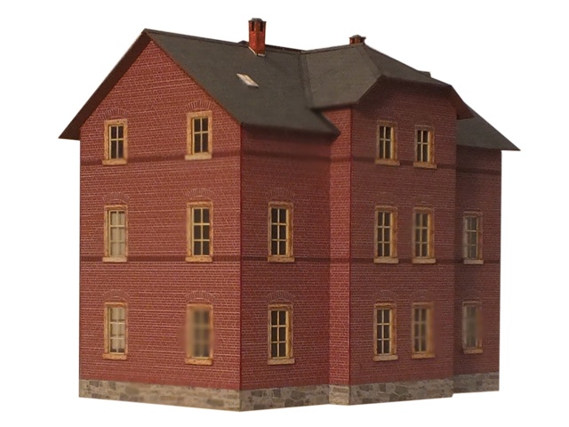 03-06-N - Sächsischer Einheitsbau Eisenbahnerwohnhaus 2,5 Kli 03-06-N - Sächsischer Einheitsbau Eisenbahnerwohnhaus 2,5 Kli