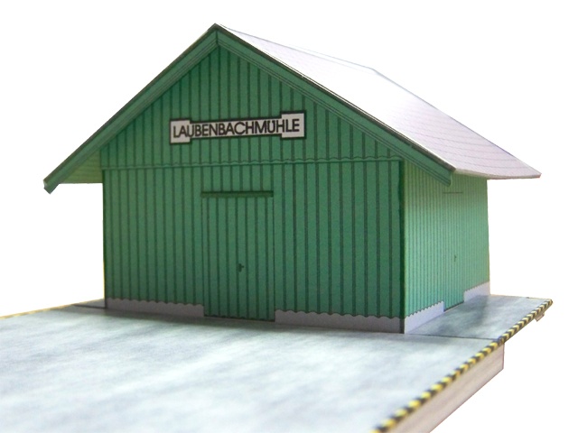 111-10-2 - Bahnhof Laubenbachmühle - Güterschuppen 111-10-2 - Bahnhof Laubenbachmühle - Güterschuppen