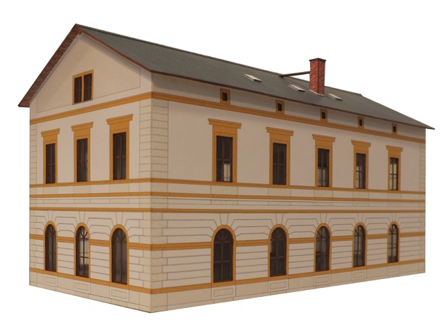 03-10-1-N - Sächs.Einheitsbau Seitenflügel 2,5 - rechts - 5 F 03-10-1-N - Sächs.Einheitsbau Seitenflügel 2,5 - rechts - 5 F