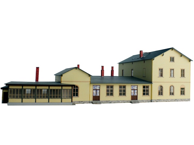 02-06-1-TT-EP-V - Bahnhof Schlettau - EmpfangsgebÃ¤ude