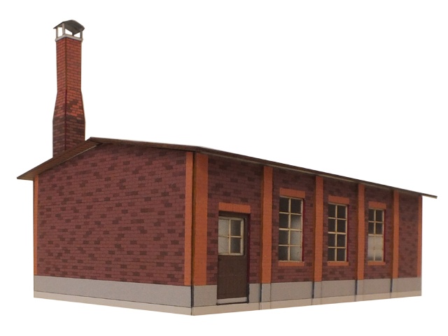 03-14-8-H0 - Sächs. Einheitsbau Werkstattanbau Satteldach 03-14-8-H0 - Sächs. Einheitsbau Werkstattanbau Satteldach