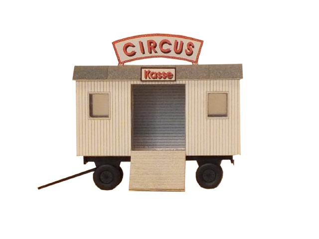 10-13-3-H0  - Circuswagen - Kassenwagen