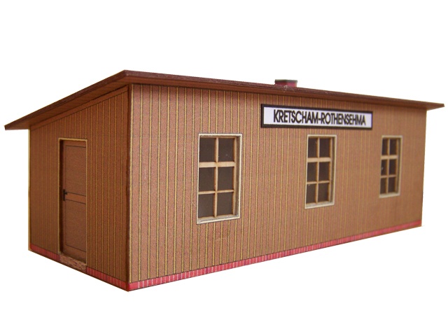 02-03-5-H0 - Bahnhof Kretscham-Rothensehma - Fichtelbergbahn 02-03-5-H0 - Bahnhof Kretscham-Rothensehma - Fichtelbergbahn